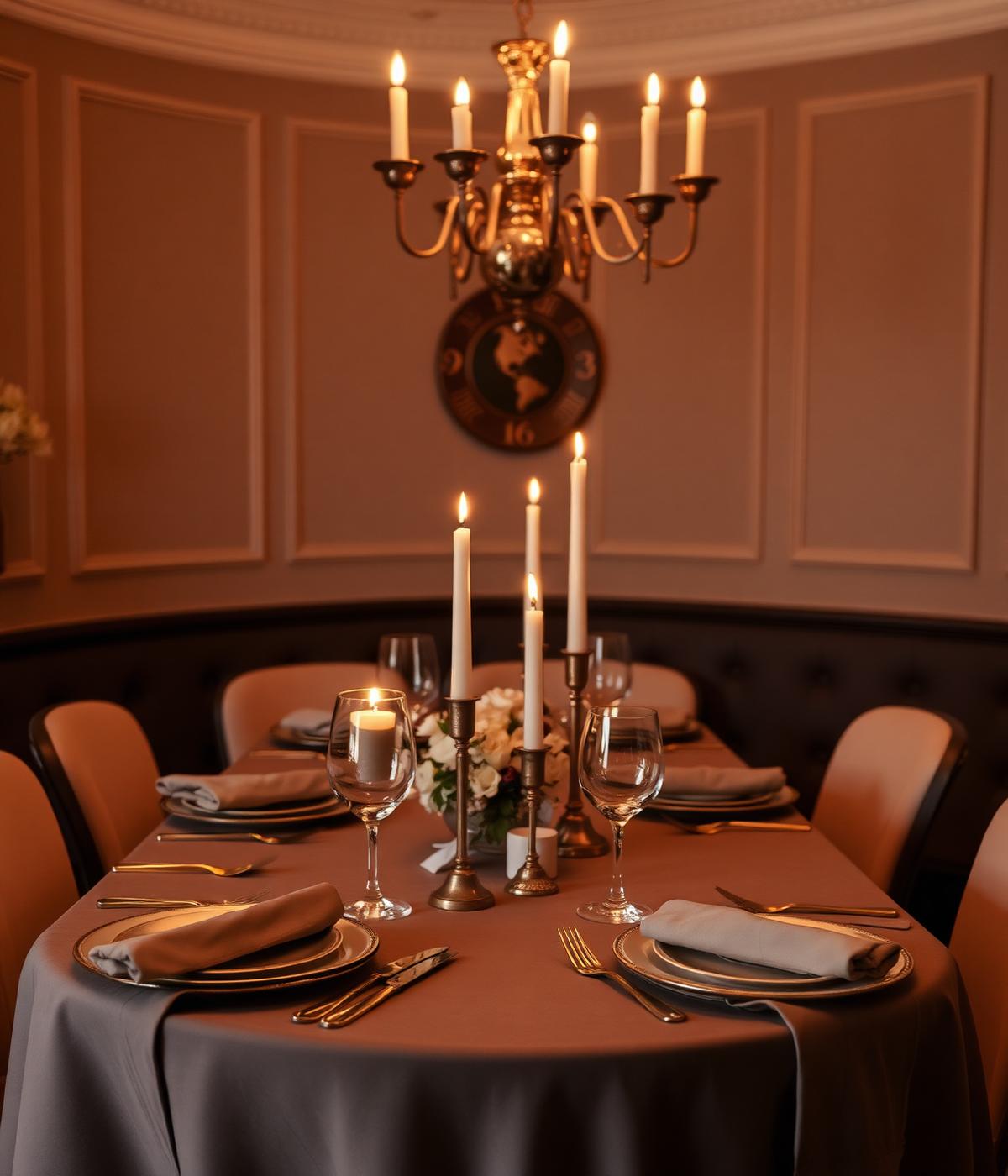 Intimate private celebration setting